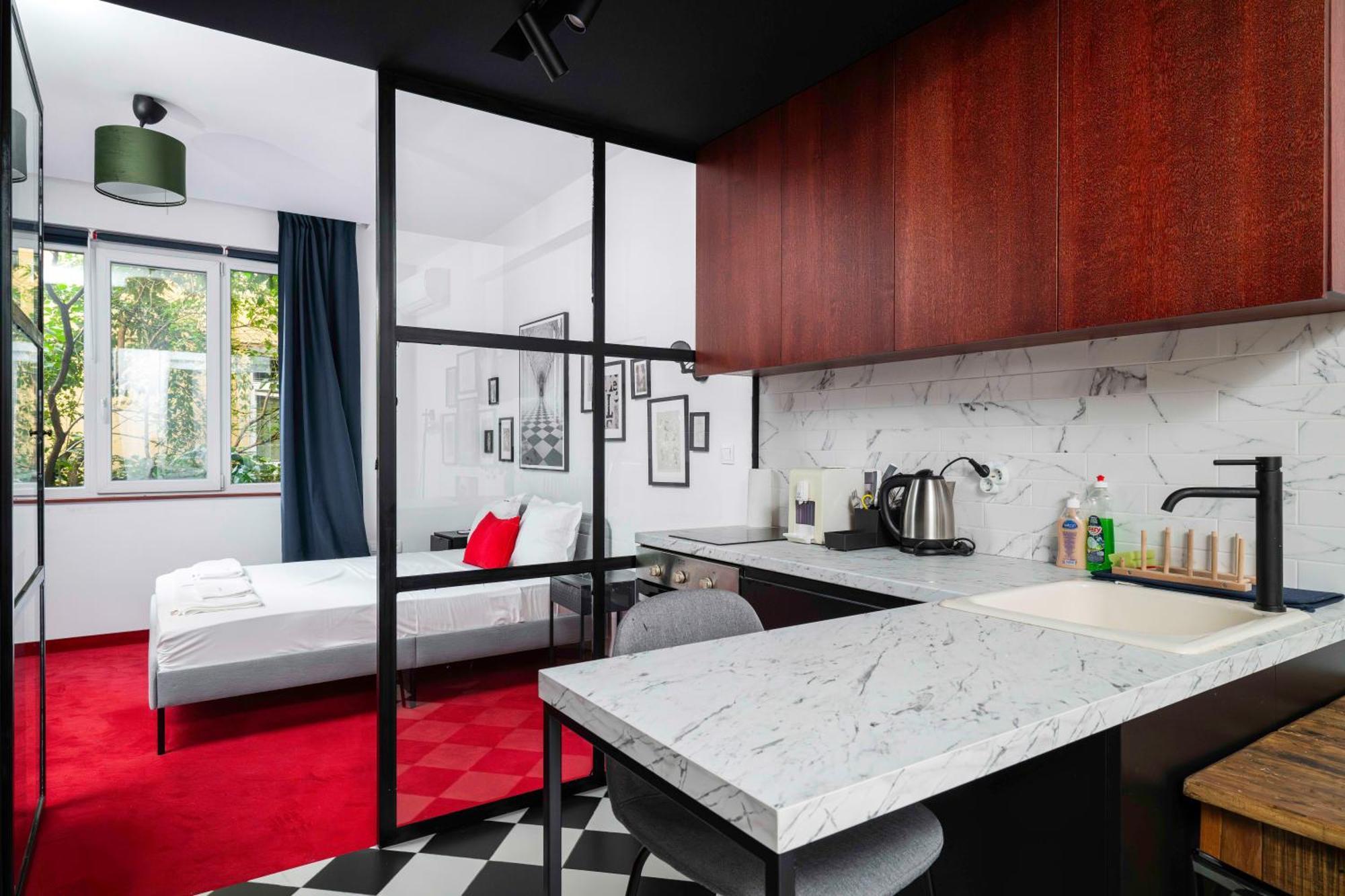סופיה Central Art-Inspired Flat With Private Garage מראה חיצוני תמונה