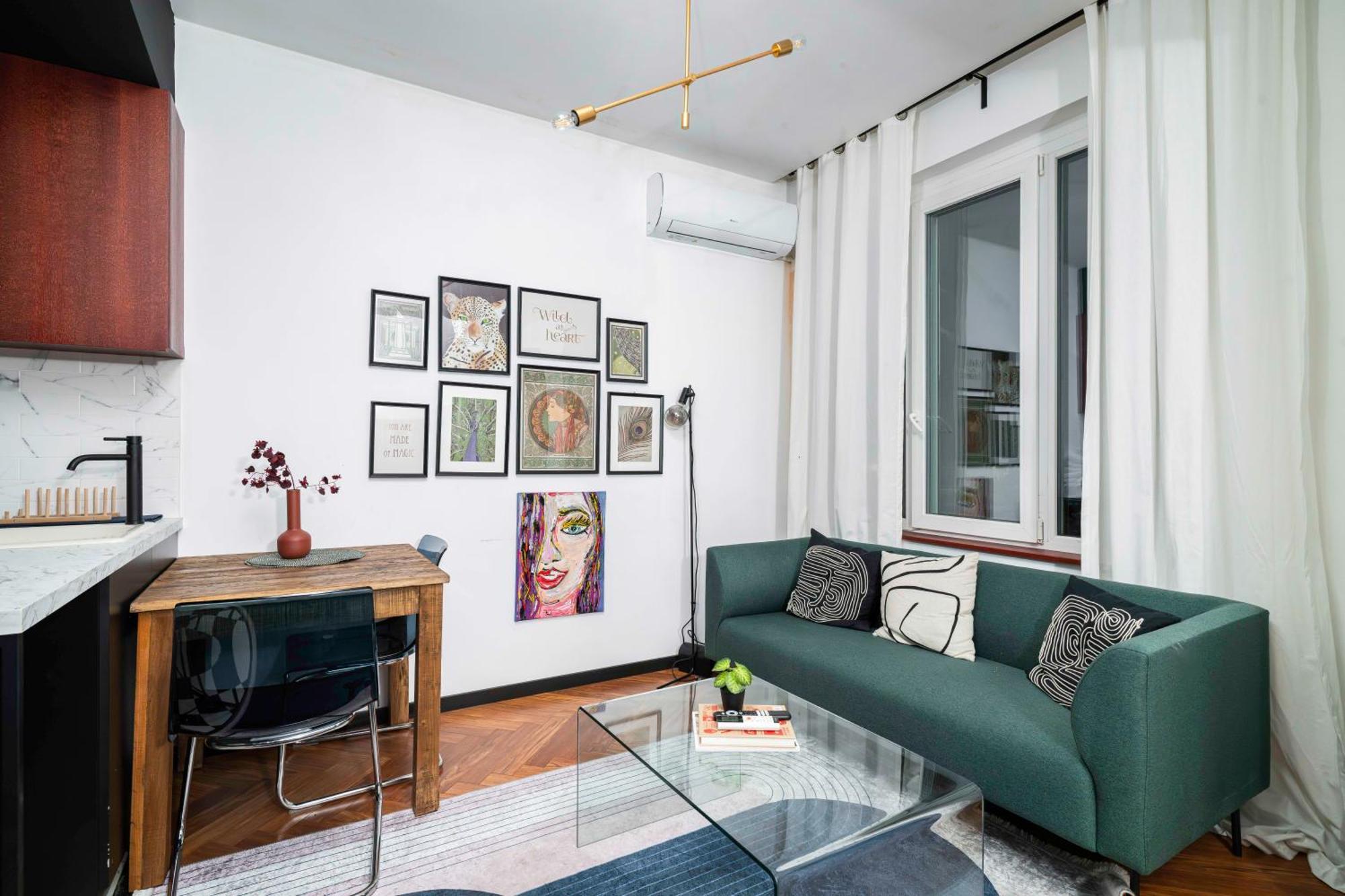 סופיה Central Art-Inspired Flat With Private Garage מראה חיצוני תמונה